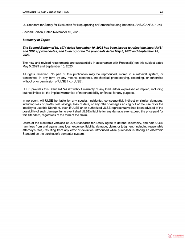 UL 1974 PDF